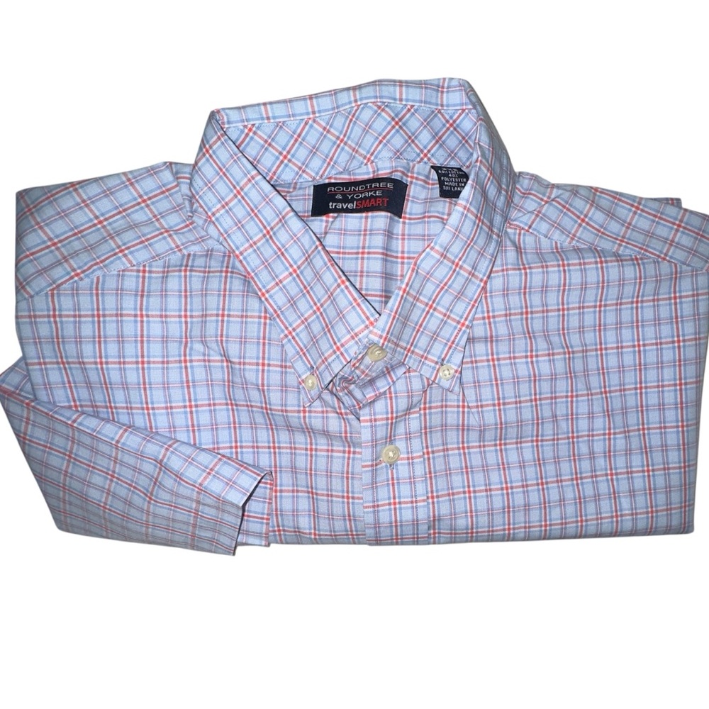 Roundtree & Yorke Travel Smart 3XB Short Sleeve Button Up Shirt